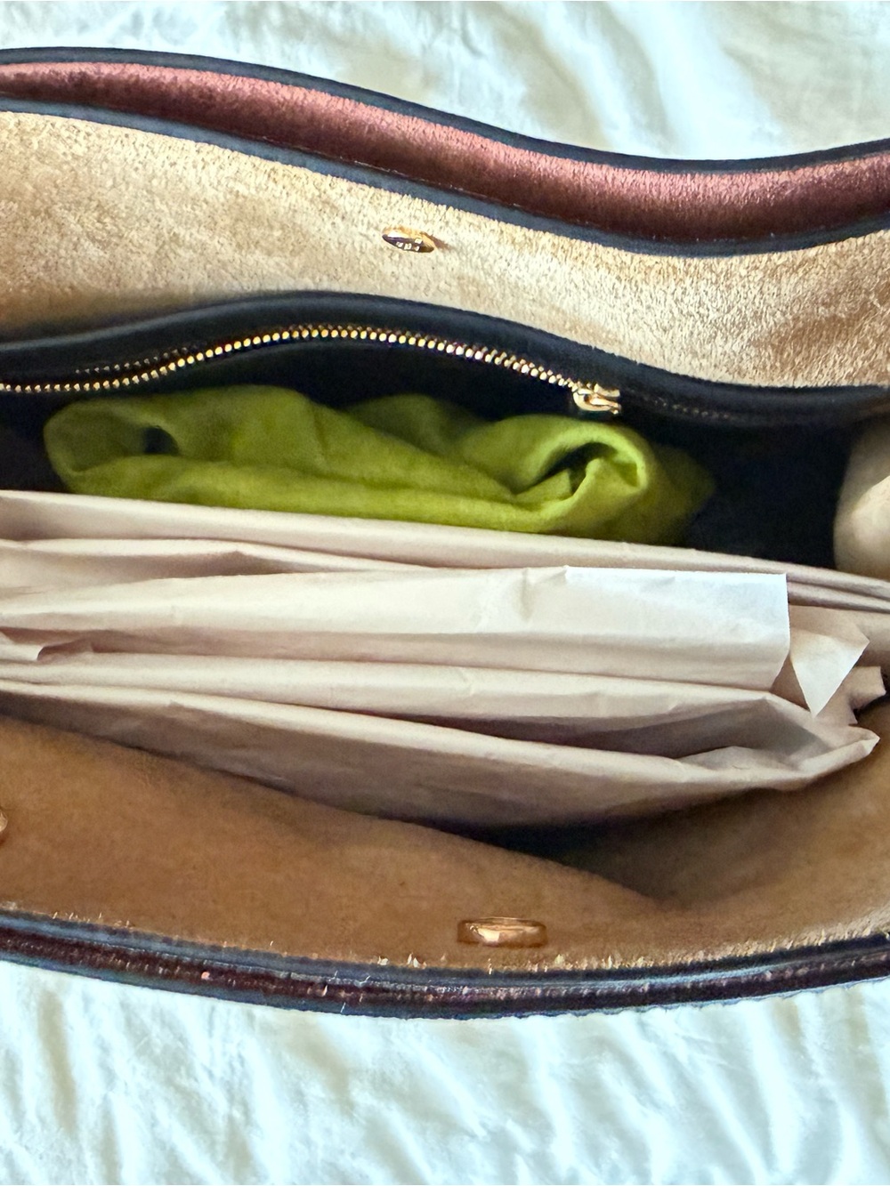 Tory Burch Small Lee Radziwill Leather Double Bag - Picture 2 of 3